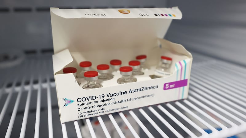 The Oxford/AstraZeneca Covid-19 vaccine. Photograph: Liam McBurney/PA Wire
