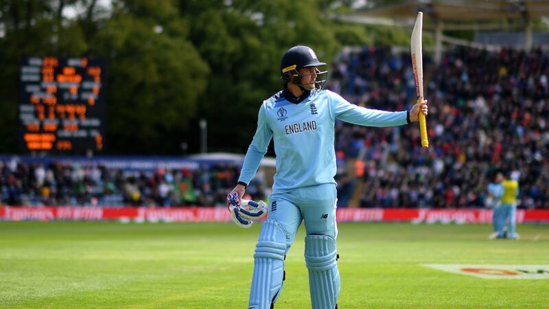 Jason Roy made 153 against Bangladesh. Photograph: Harry Trump/Getty