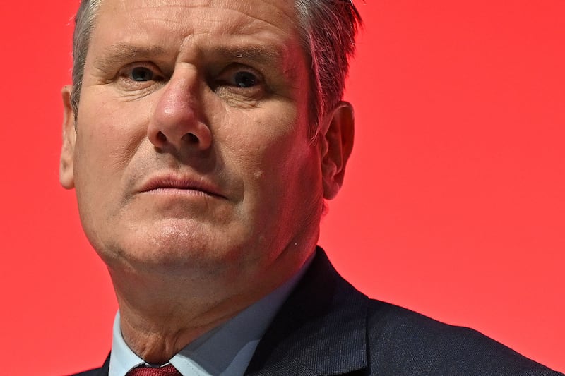 Keir Starmer at the Labour Party conference in 2023. Photograph: Paul Ellis/AFP/Getty Images