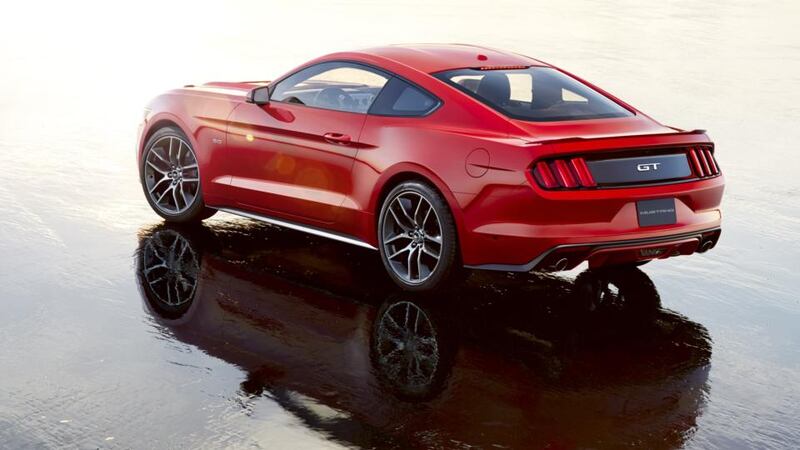 Smart looking new Mustang will go on sale as fastback coupé or a convertible