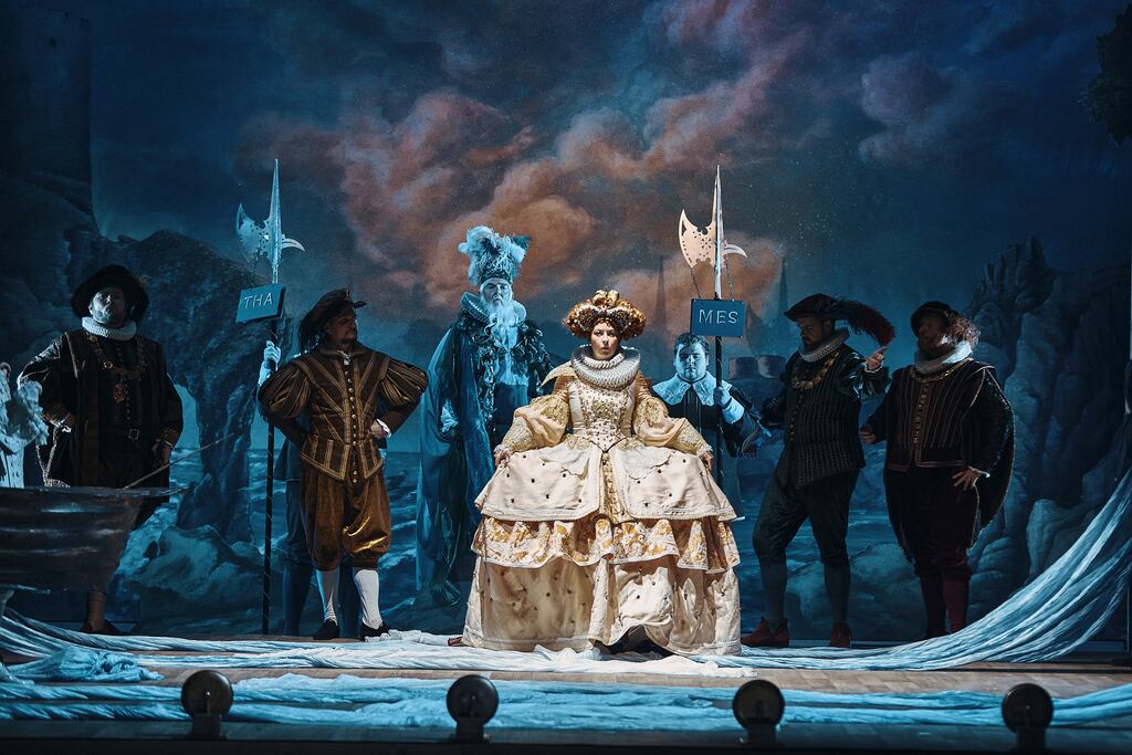 Olga Conway during final rehearsals for The Critic by Charles Villers Stanford which will be one of the featured performances of the Wexford Opera Festival. The festival opens on Friday and runs until 2nd November. Photograph: Patricio Cassinoni