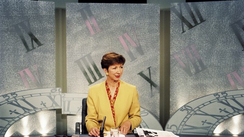 O’Leary presenting Prime Time photograph: Nick Bradshaw