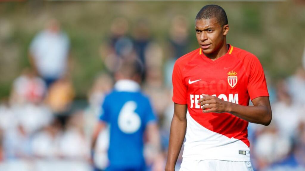 AS Monaco’s Kylian Mbappe is set to complete a switch to Real Madrid for a world record fee. Photo: Valentin Flauraud/Getty Images