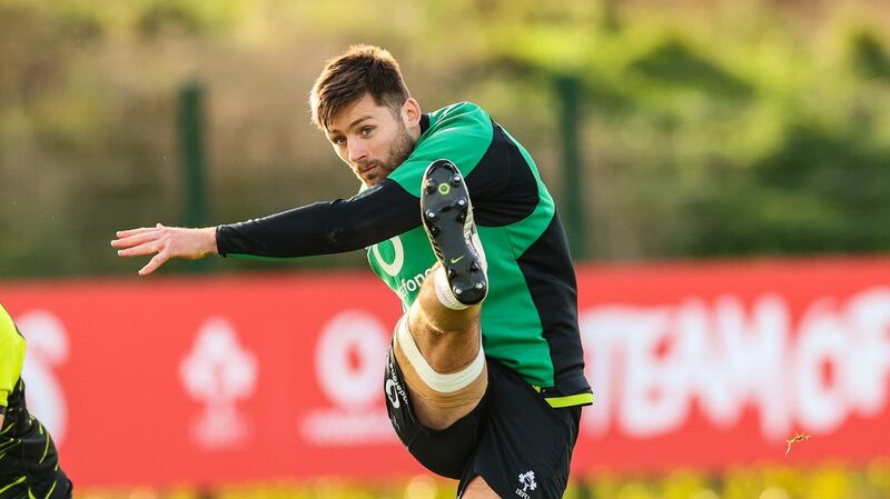 Ross Byrne has been given the nod to replace Johnny Sexton at outhalf on Saturday. Photograph: Billy Stickland/Inpho