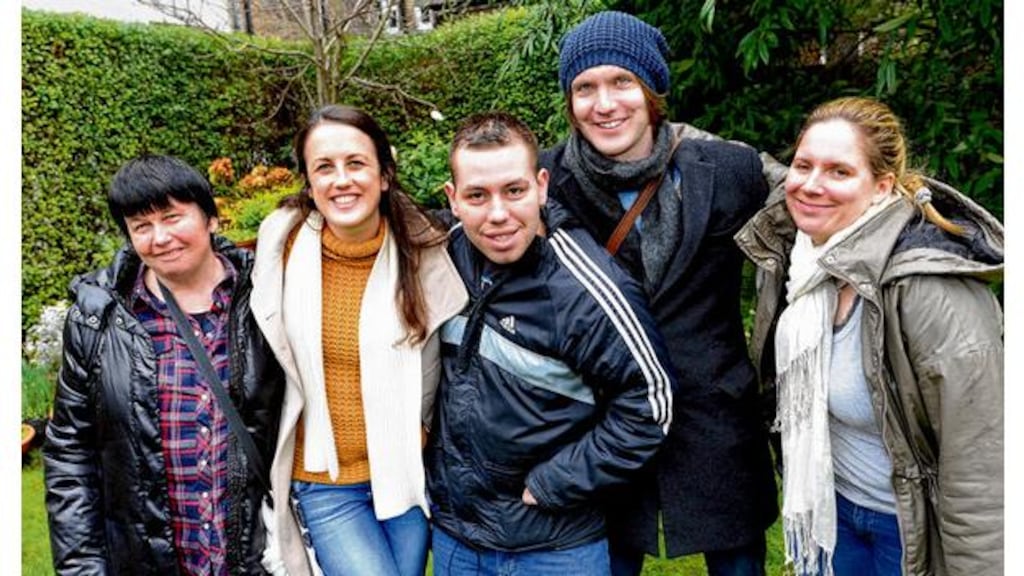 CPN members Phil Davy, Grace Kelly, Ryan Johns, Michael Feely and Claire Adams. photograph: brenda fitzsimons