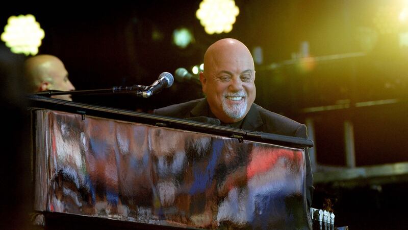 Billy Joel: sang a snippet of On Raglan Road – and just about managed to not ruin it. Photograph: Cyril Byrne/The Irish Times