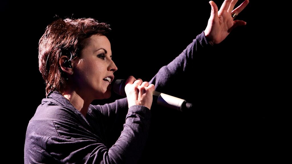 Dolores O’Riordan: described on Morning Ireland as “the lead singer of The Cranberries and mother of three children” as if motherhood conferred a value on her that might be lacking if she was merely a world-famous singer. Photograph: Jose Sena Goulao/EPA