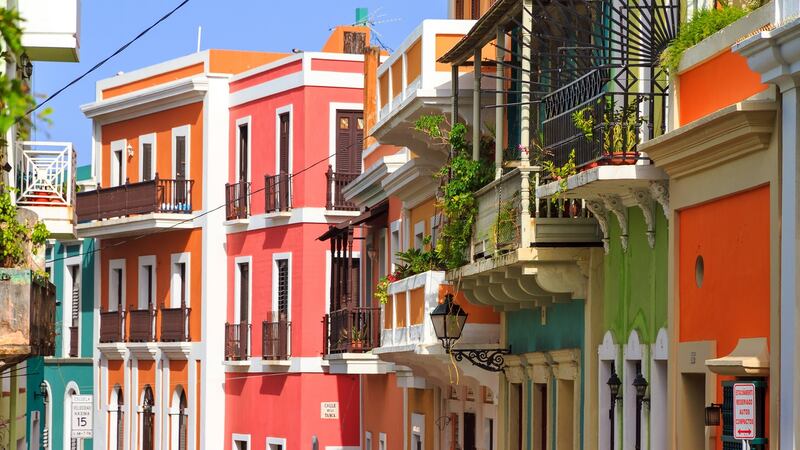 San Juan, Puerto Rico: you can fly direct from Dublin and Cork