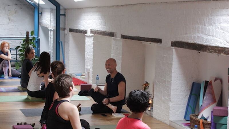 Yoga and lunch at The Fumbally Stables, Fumbally Lane, Dublin 8. Photograph: Fumbally Stables