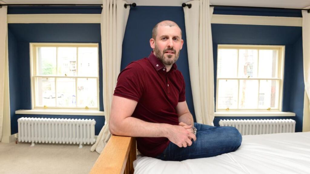 Stephen Hickey is restoring his three-bedroom Georgian townhouse in Dundalk and has been writing a blog about the process. Photograph:  Ciara Wilkinson.