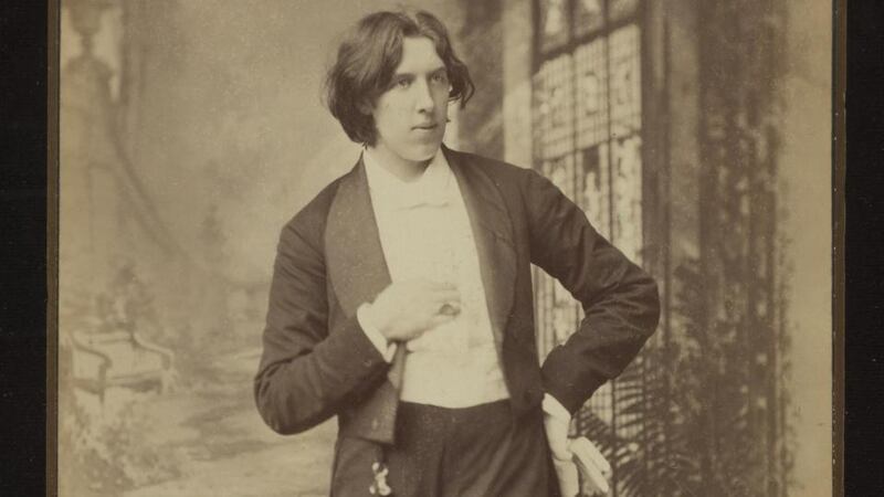 One of the iconic photographs of Wilde taken by Napoleon Sarony in the US during his 1882 lecture tour