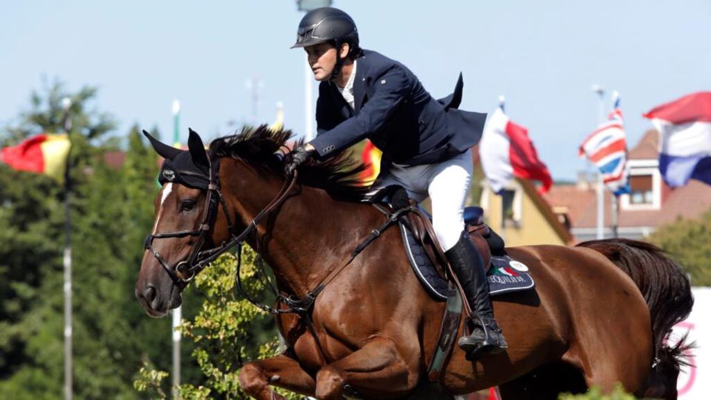 Billy Twomey and Kimba Flamenco were victorious in Gijon. Photograph: Alberto Morante/EPA