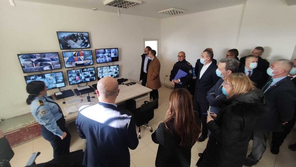 The detention centre in Gjilan, Kosovo, in which Denmark will rent 300 prison cells. Photograph: Kosovo ministry of justice/Anadolu Agency via Getty Images