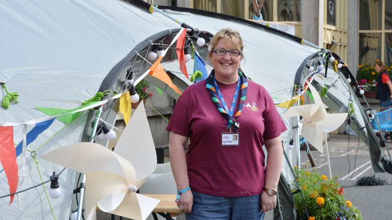 Jenny Gannon, Camp Leader. Photograph: Alan Betson