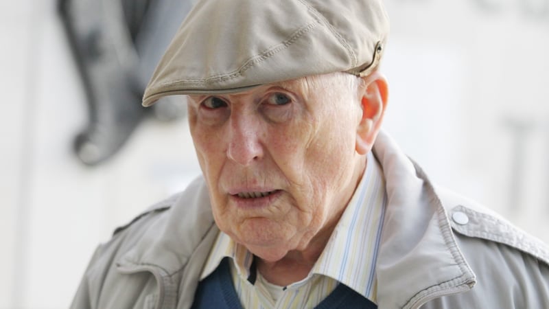 Retired surgeon Michael Shine (85) outiside the Dublin Circuit Criminal Court in October. Photograph: Collins Courts