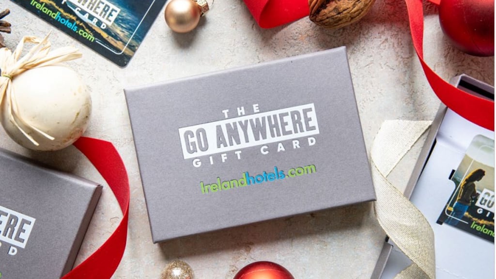 The Go Anywhere Gift Card is available now from Irelandhotels.com