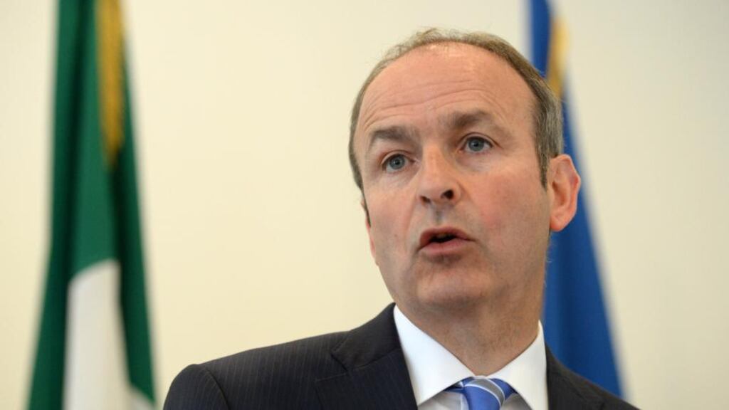 ‘Micheál Martin (above) would be gone as leader if there were any obvious successor who could guarantee improving fortunes. There is no such person in the current parliamentary party.’ Photograph; Dara Mac Dónaill / The Irish Times