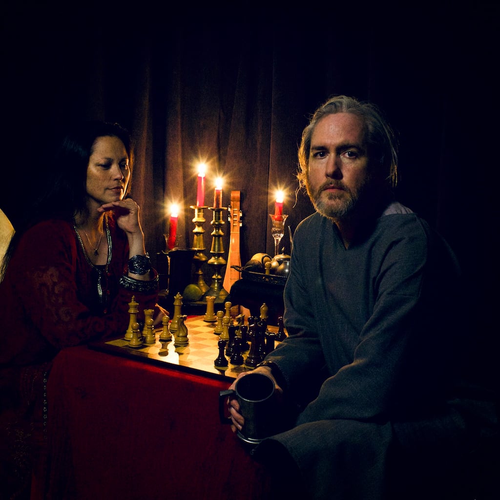 Harp: Kathi Zung and Tim Smith have collaborated on the project. Photograph: David Zung