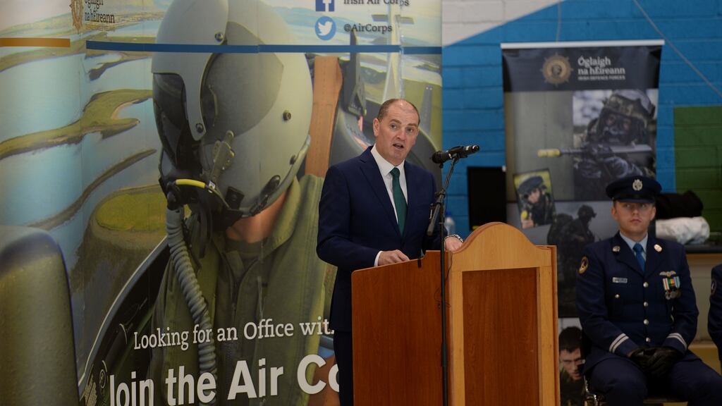 Minister of State for Defence Paul Kehote   was speaking during a Dáil debate on the impact of Covid-19. File photograph: Alan Betson