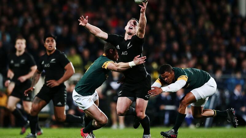 Ryan Crotty in action for the All Blacks against South Africa last year. Photo: Anthony Au-Yeung/Getty Images