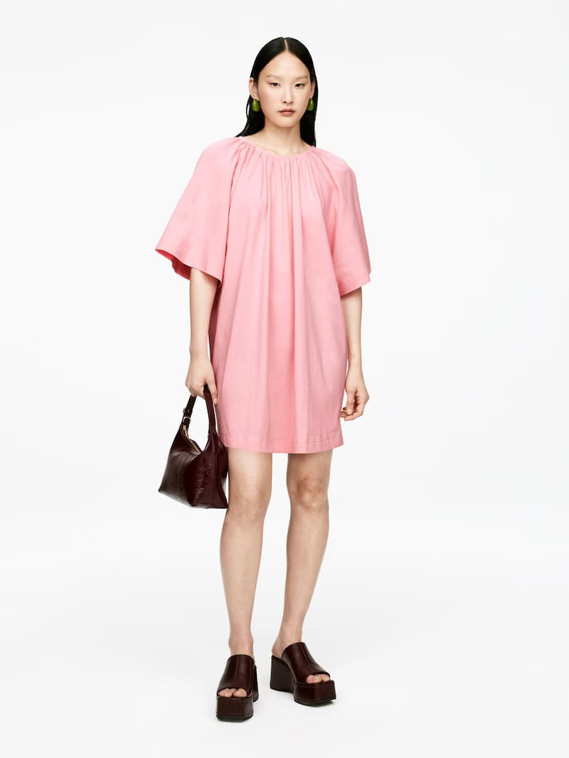 Arket Pink Open Back Dress, €41