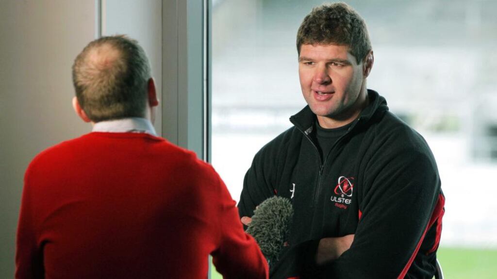 Ulster captain Johann Muller is excited about his final four months with the province before he retires as a player. Photograph: Matt Mackey/Inpho/Presseye