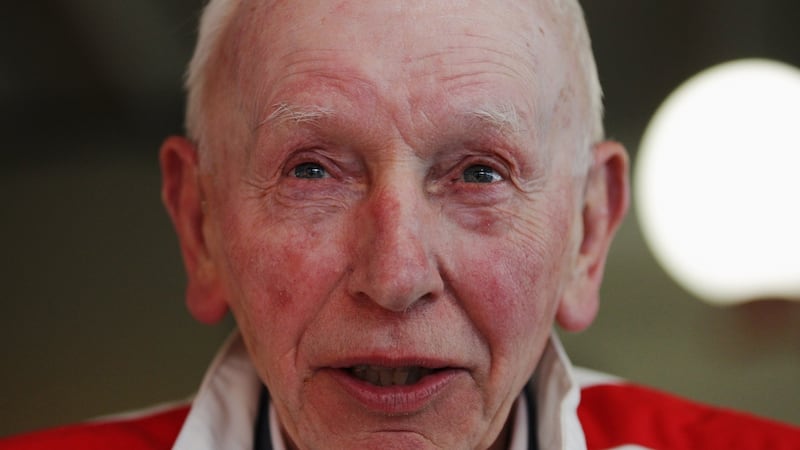 Former British Formula 1 and motorcycling world champion John Surtees has died at 83. Photograph: Vladimir Rys/Getty Images