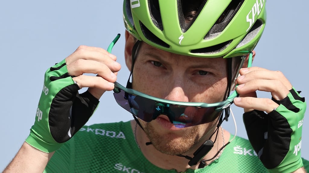 Sam Bennett is competing in Portugal as his Tour preparation picks up. Photograph: Kenzo Tribouillard/Getty/AFP