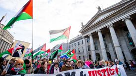 ‘They’re still stalling’: Protesters in Dublin call for Occupied Territories Bill to be passed immediately