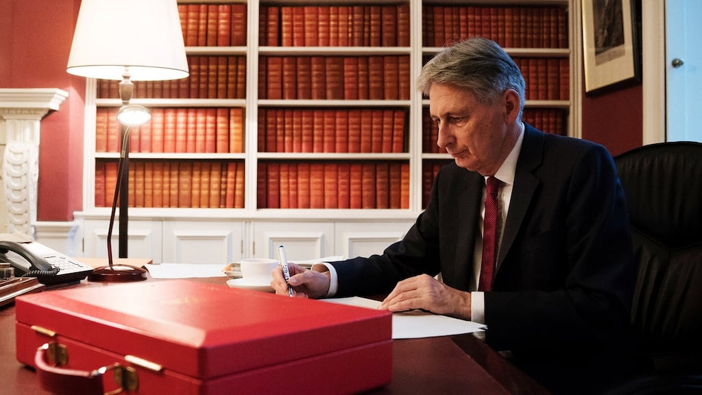 Britain’s finance minister Philip Hammond. Photograph: Reuters/Christopher Furlong