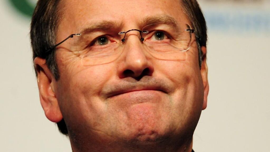 Tesco’s chief executive Philip Clarke who is to step down in October. Photograph: Rui Vieira/PA Wire