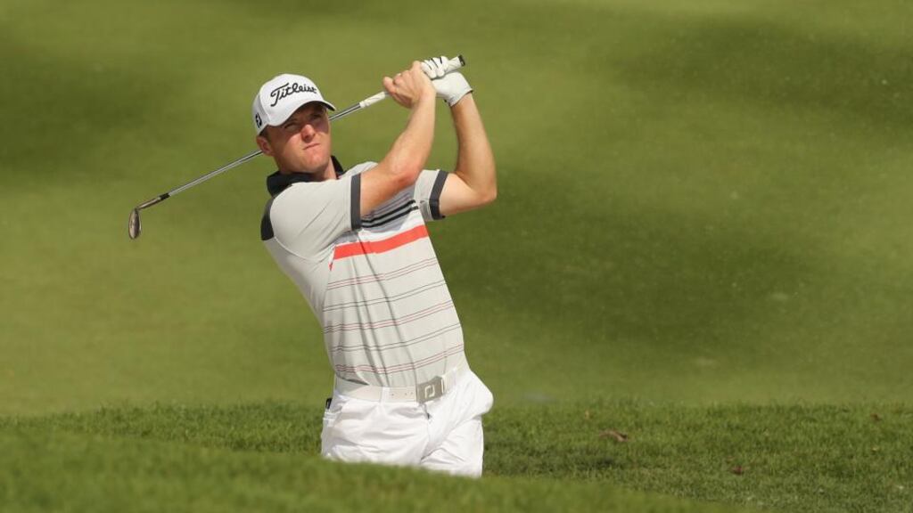 Michael Hoey of Northern Ireland in action during round one of the 2014 Maybank Malaysian Open at Kuala Lumpur Golf & Country Club in Malaysia. Photograph: Ian Walton/Getty Images