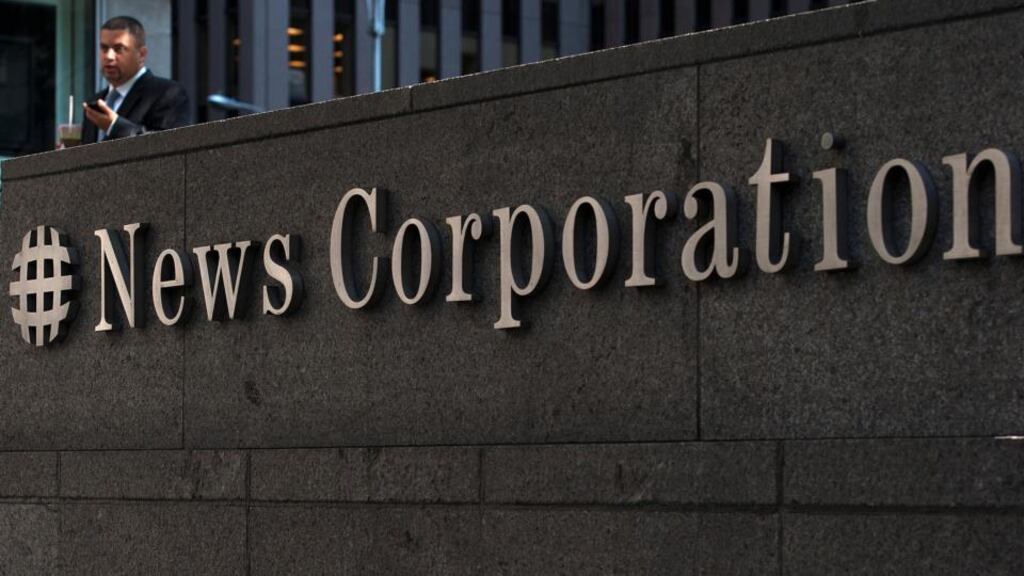News Corp’s revenue rose to $2.23 billion (€2 billion) in the fourth quarter, from $2.12 billion. Photograph: Keith Bedford/Reuters