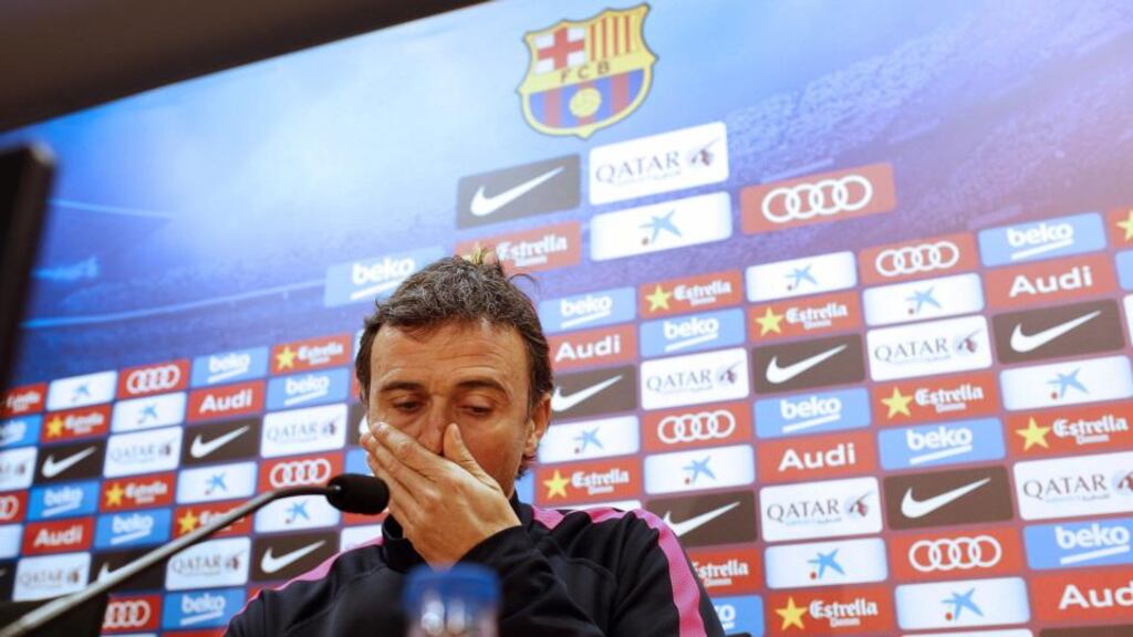 Barcelona coach Luis Enrique has rejected rumours there is a rift between him and star player Lionel Messi