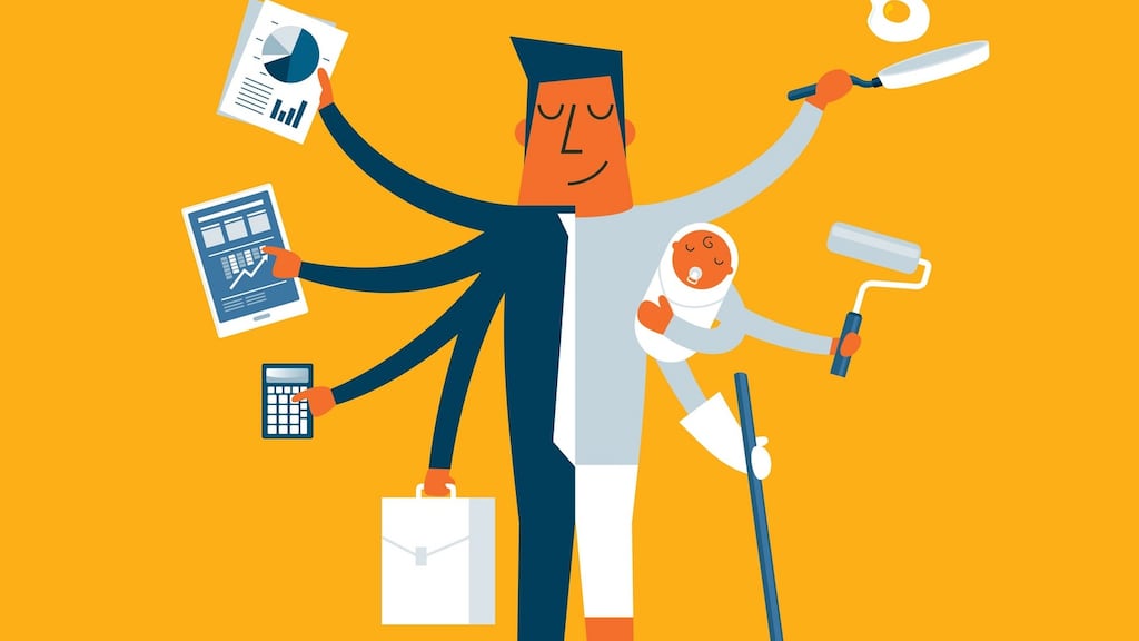 “No, unfortunately men can’t have it all – it’s all about striking that elusive balance and sometimes that means saying no to things.”