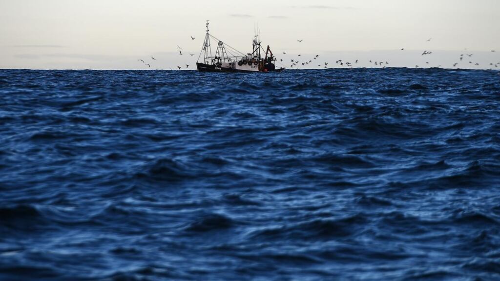 The Irish Naval Service has detained a French-registered vessel off the southwest coast on Sunday. Photograph: Andy Buchanan/Getty/AFP
