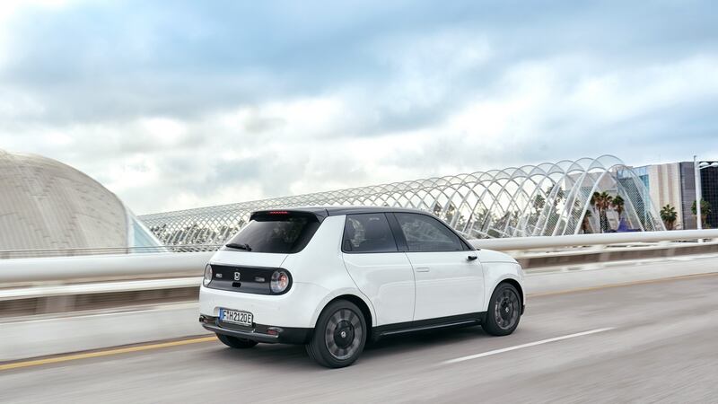 The Honda e has perfect 50/50 weight distribution and rear-wheel drive.