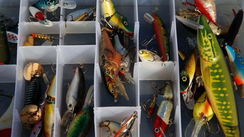 Fishing lures. Photograph: Nick Bradshaw