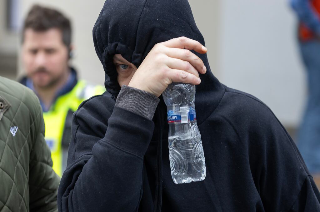 Padraig Delaney (43) of Eustace Demesne, Naas leaving Naas District Court on April 16th after being charged with the murder of Shane Knott. Photograph: Colin Keegan/Collins Dublin