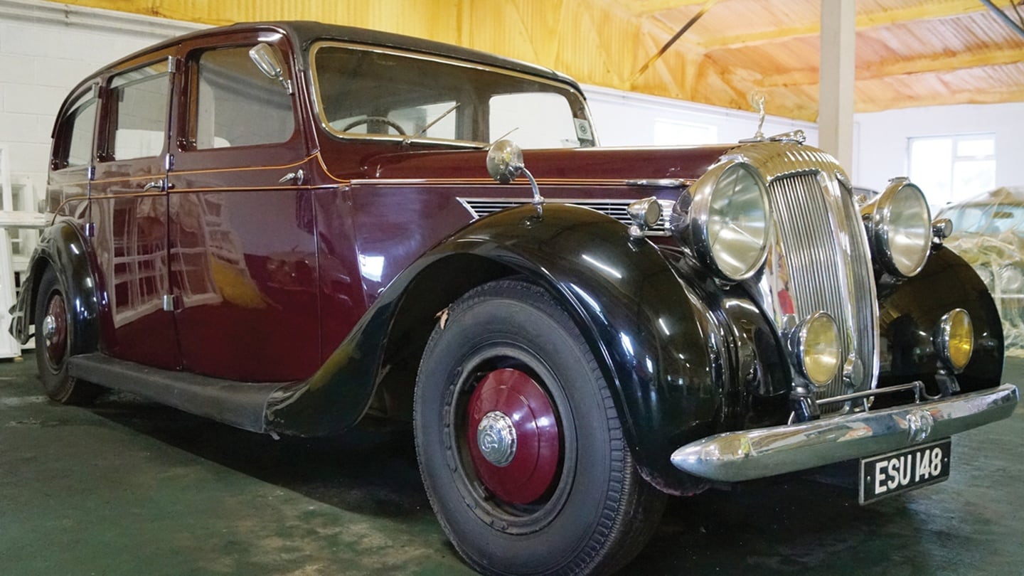A 1939 Daimler that was “registered to the British Admiralty” and which, according to catalogue notes, “was reputedly used by Winston Churchill”. It’s part of a collection of vintage cars being sold by former minister for health Dr James Reilly on September 30th.