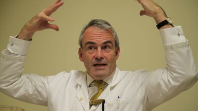 Prof Tim Lynch at the Dublin Neurogical Institute on Eccles St, Dublin. Photograph Nick Bradshaw