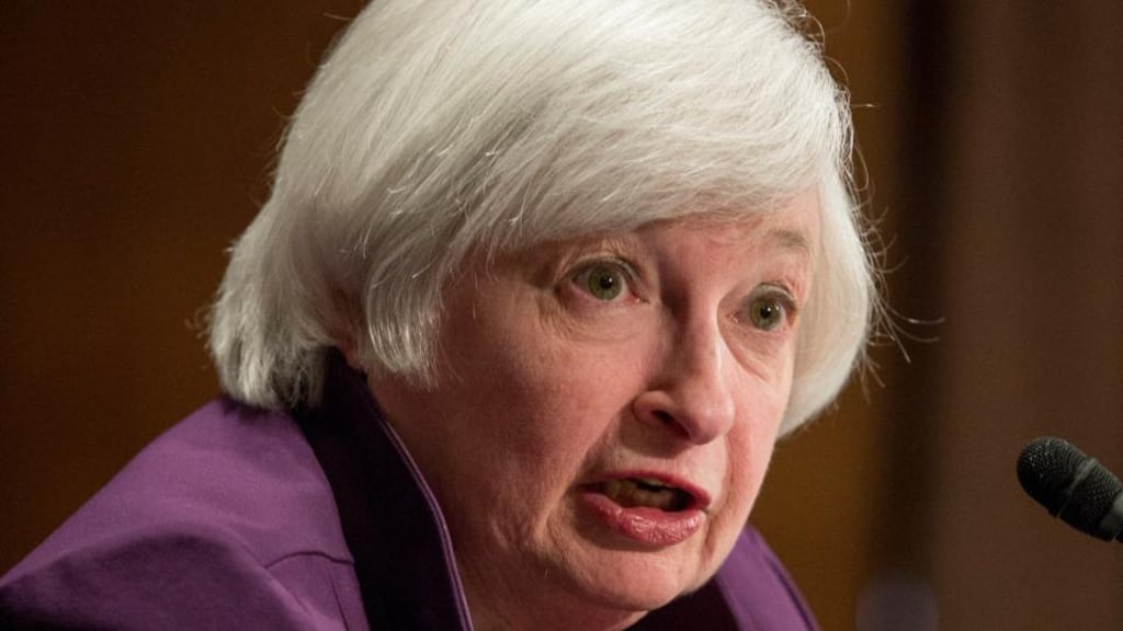 Janet Yellen, chair of the US Federal Reserve, has been careful not to be any more specific on the timing of a move as the central bank continues to monitor occasionally erratic economic data. Photograph: Drew Angerer/Bloomberg