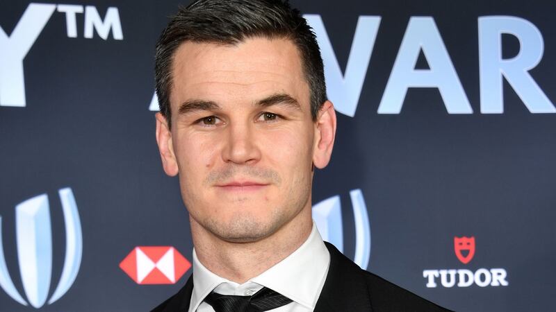 World Rugby Men’s 15s Player of the Year  Johnny Sexton in Monaco for the award ceremony. Photograph: Yann Coatsaliou/AFP/Getty