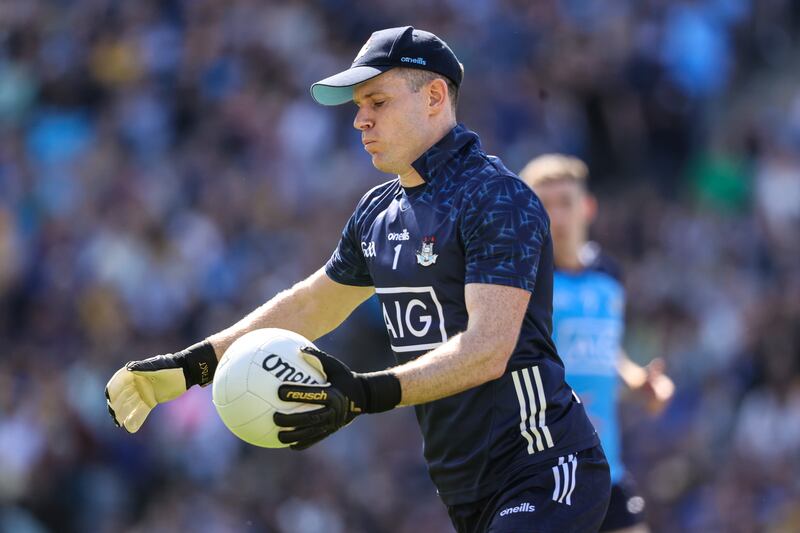 Stephen Cluxton has not had to pick the ball out of his nest since the drawn 2019 All-Ireland final against Kerry. Photograph: Ben Brady/Inpho