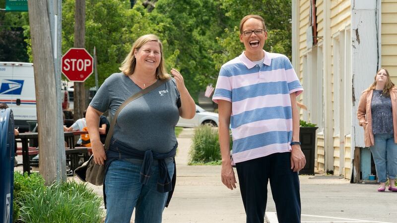 Sam (Bridget Everett) and Joel (Jeff Hiller) in Somebody Somewhere. Photograph: HBO