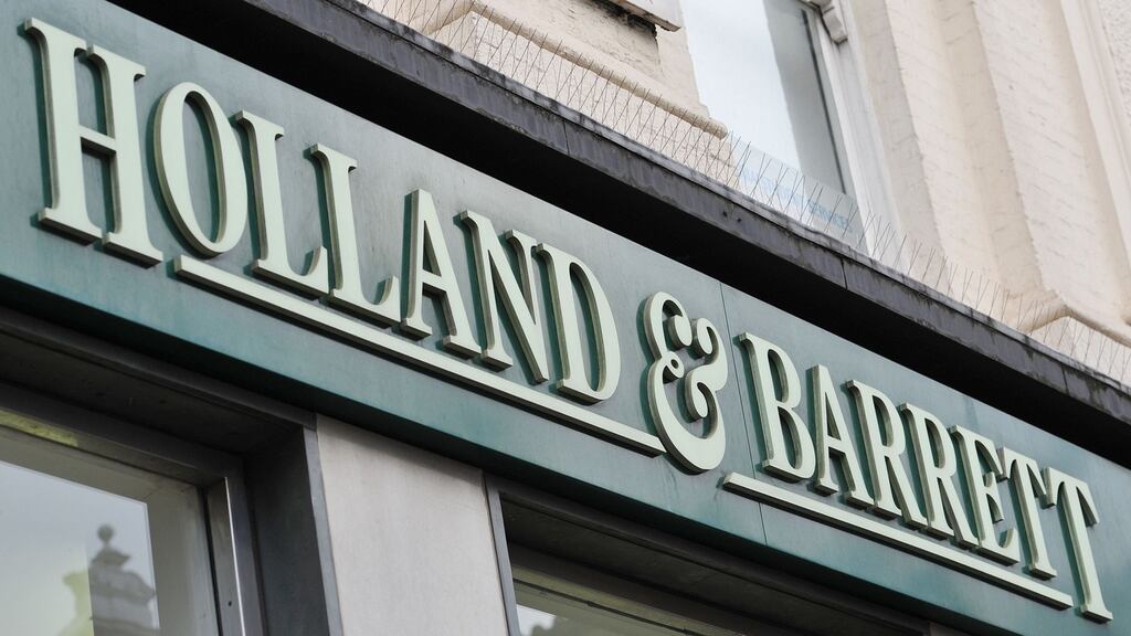 Holland & Barrett may expand its presence in Ireland. Photograph: Nick Ansell/PA Wire