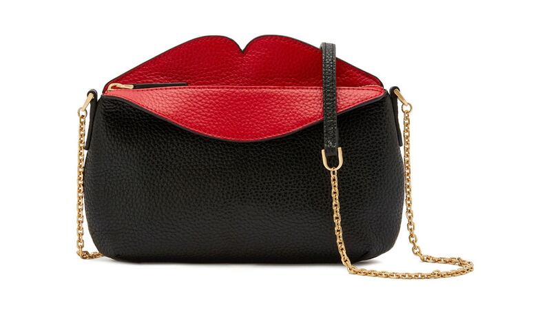 Peekaboo Lip crossbody bag, €200, Lulu Guinness, Arnotts, Henry St, Dublin