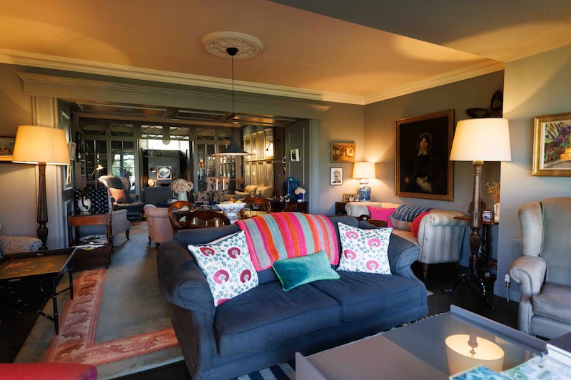 The drawing room. Photograph: Eamon Ward