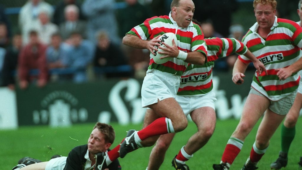 Former international Kurt McQuilkin in action for Bective Rangers against Ballymena. The club featured in Division Two of the All-Ireland League for many years. Photograph: James Meehan/Inpho