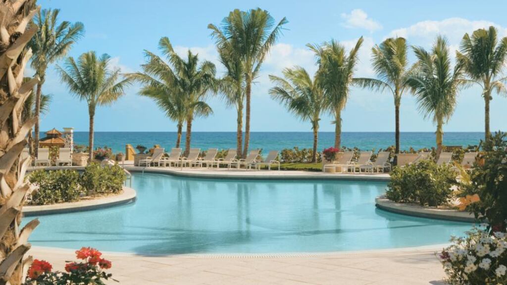 A pool at The Breakers